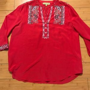 Pull over blouse to dress up any outfit